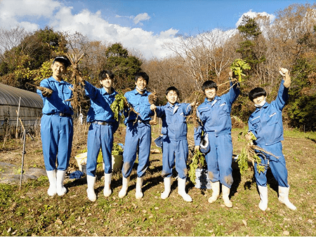 地元農業高等学校との連携の様子④
